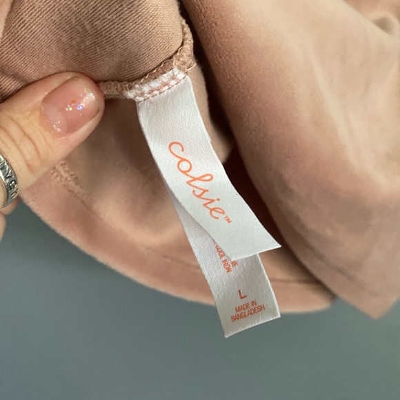 Velour cropped tank top - Picture 3 of 4